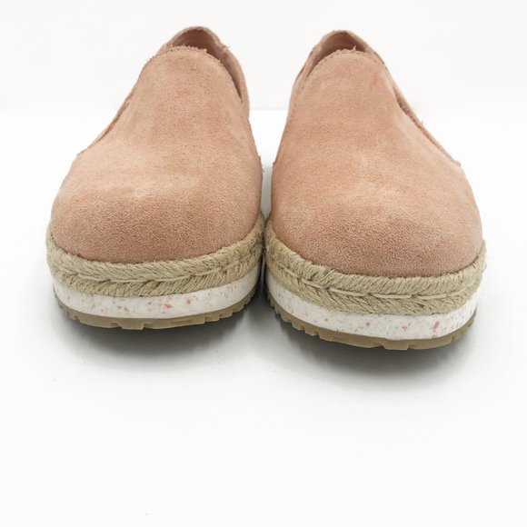 TOMS | Palma Pink Suede Espadrille Slip-On Shoes - Picture 6 of 9